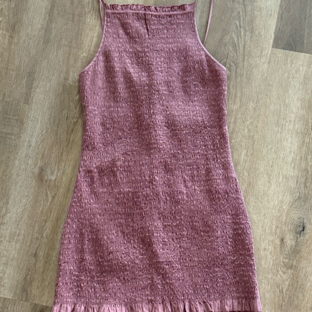Free People NWT Ruched Bodycon Mini Dress (M)
